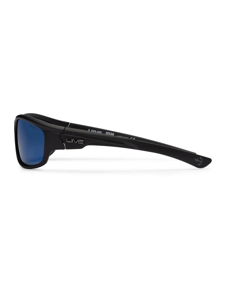 BREAM - Blue Mirror Polarised Matt Black - Imagen 3